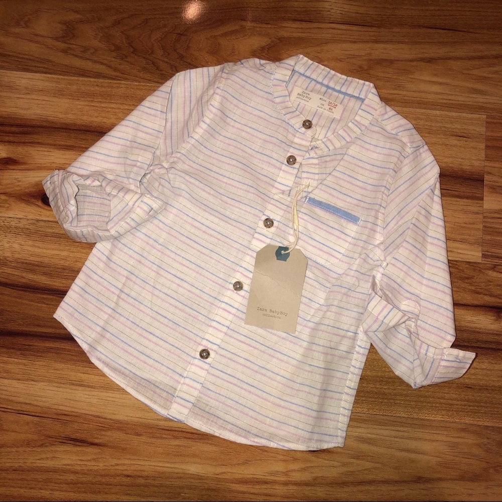 Zara babyboy linen shirt